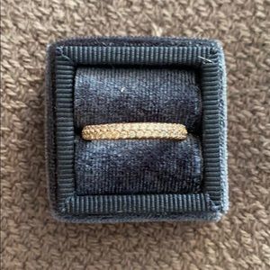 Rose Gold Pandora Pave Ring